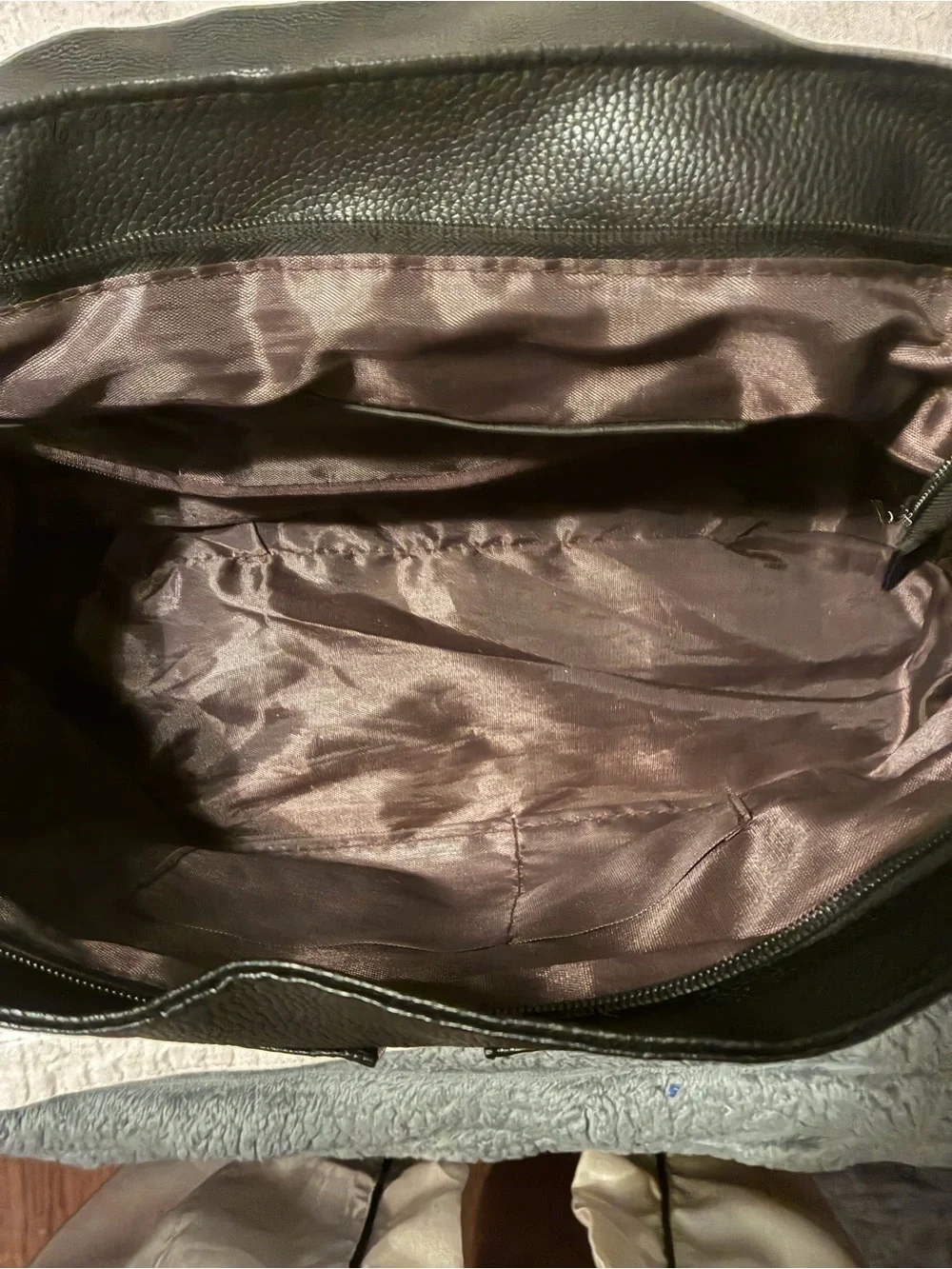 Black Men/ Women Skull Accent Messenger Bag